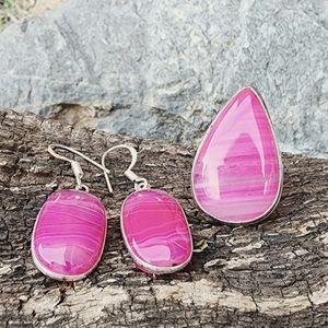 Botswana Agate 925 Silver Gemstone Handmade Ring US 7.5